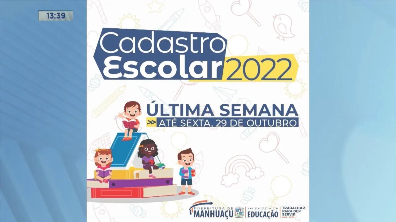 Cadastro Escolar 2022 - Últtima Semana