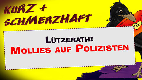 Kurz & schmerzhaft: Mollies auf Polizisten in Lützerath | Profi-Politiker