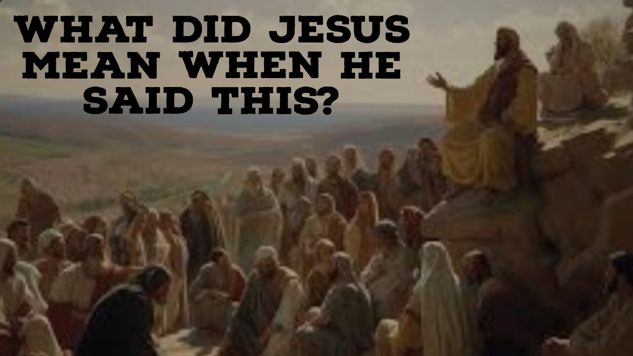 What Did Jesus Mean When He Said This? | The Last Teaching of Christ Before His Crucifixion
