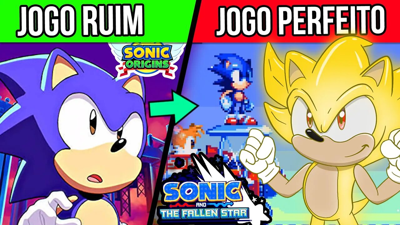 MAIOR e MELHOR que Sonic Origins?! - Sonic and the Fallen Star