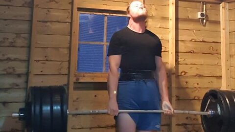 LAUGHABLY EASY 185 KGS DEADLIFT HEAVY SINGLE. Deloading.