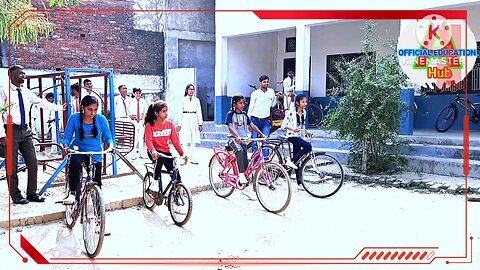Cycling 🚲/Slow Race Competition in school 🏫/Happy children's day 😊/ Very funny and interesting.