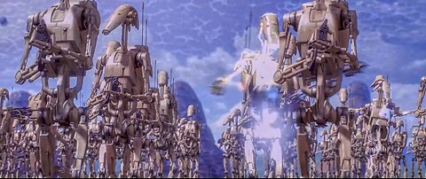 Star Wars: Episode I - The Phantom Menace (1999) | Battle of Naboo - Gungans vs Droids