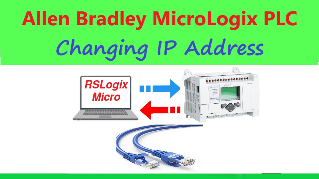 0036 - Changing ip address micrologix 1100 PLC or micrologix 1400