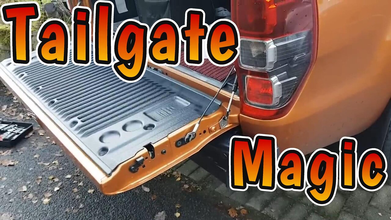 Ford Ranger / Mazda BT50 Rear/Tail Gate Slow Down Strut Installation