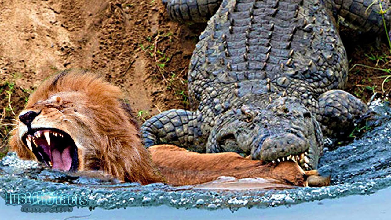 CROCODILE against Lion and Boar,