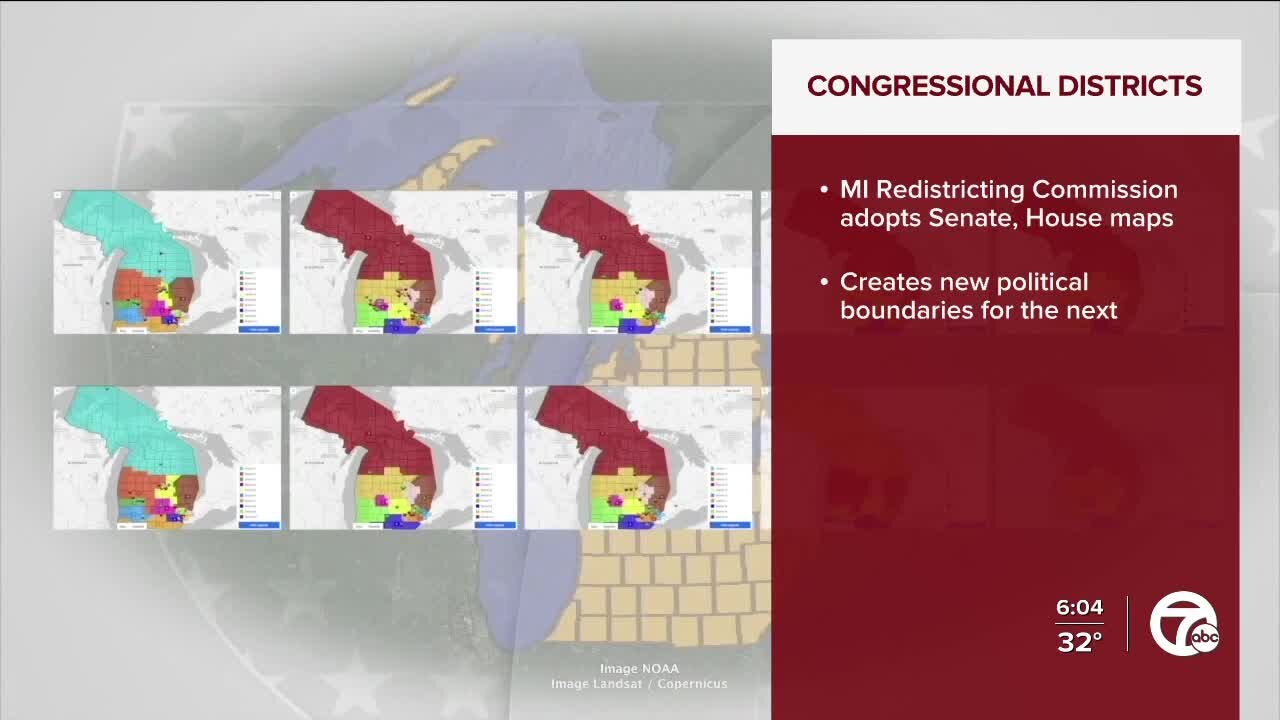 Michigan redistricting panel OKs US House, legislative maps