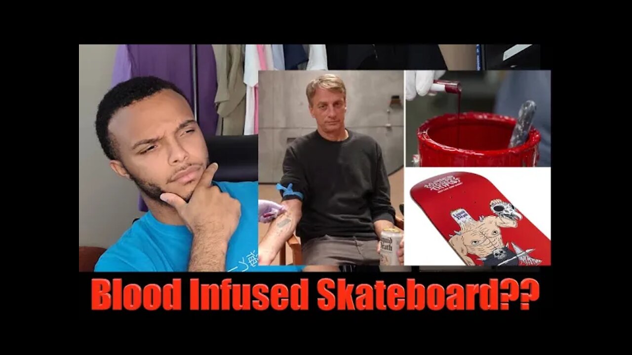 Liquid Death Releases Skateboards Infused With Tony Hawk's Blood