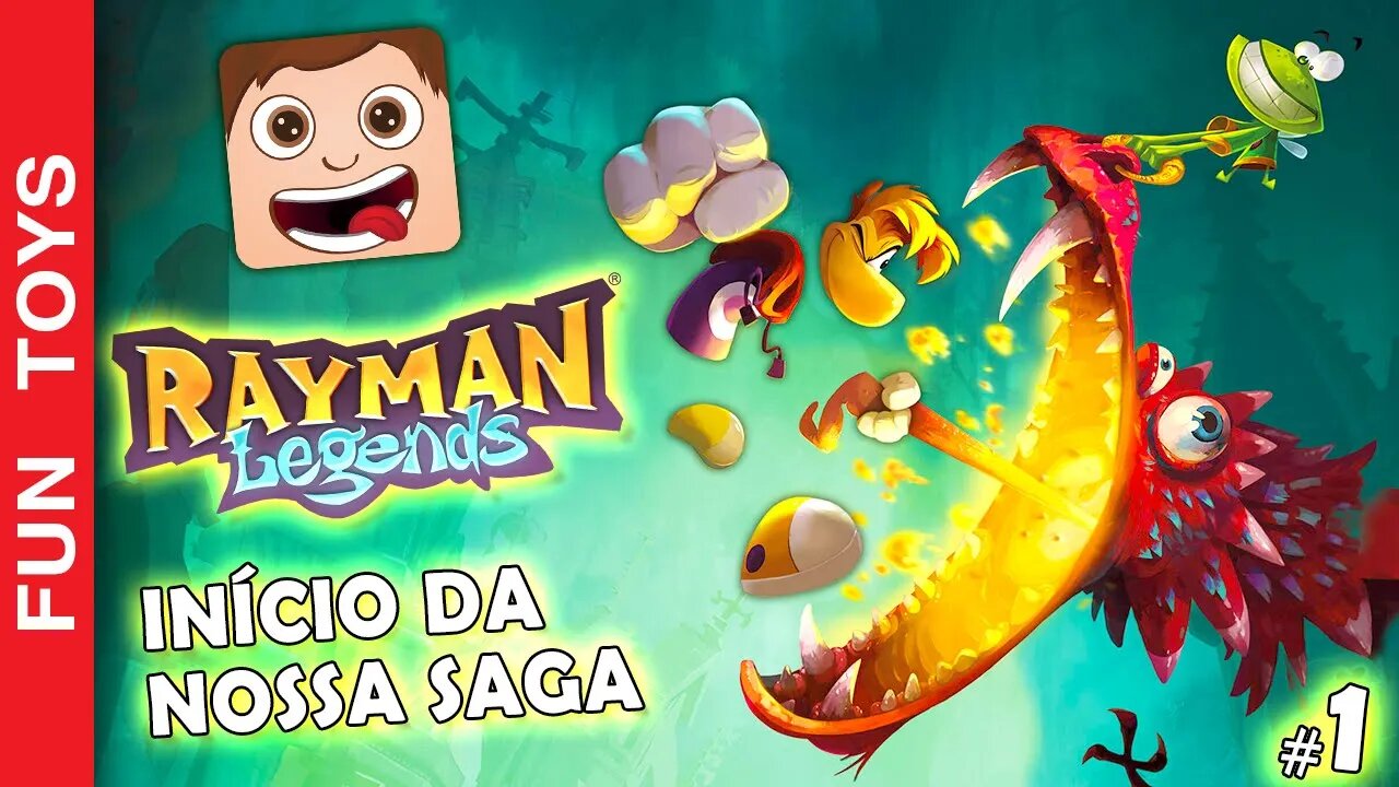 Rayman Legends #1 - Início da nossa SAGA neste jogo MARAVILHOSO que parece um DESENHO ANIMADO! PT-BR