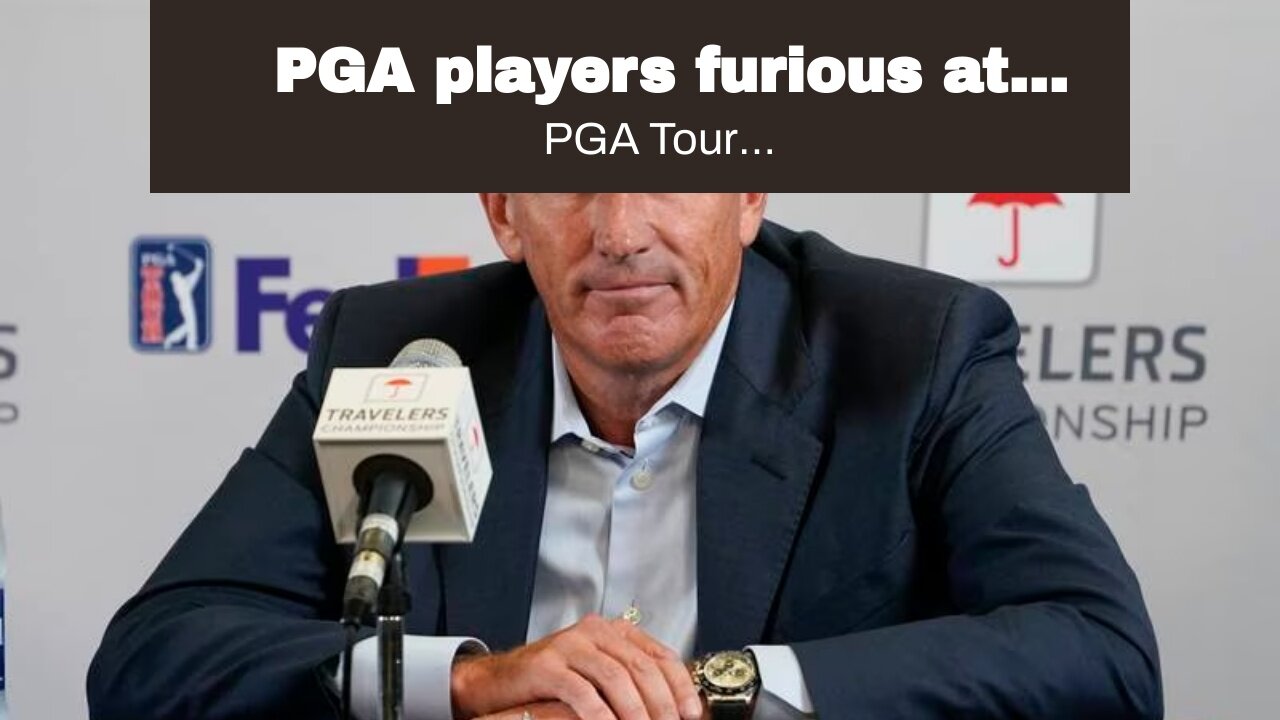 PGA players furious at merger with LIV Golf…