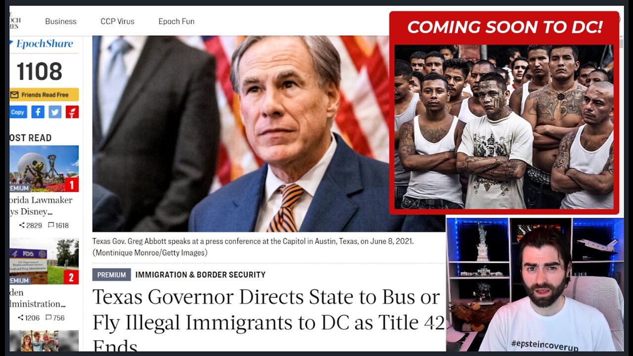 Sending Invaders FURTHER INTO The Country, RINO Gov. Abbott Openly Breaking Laws!