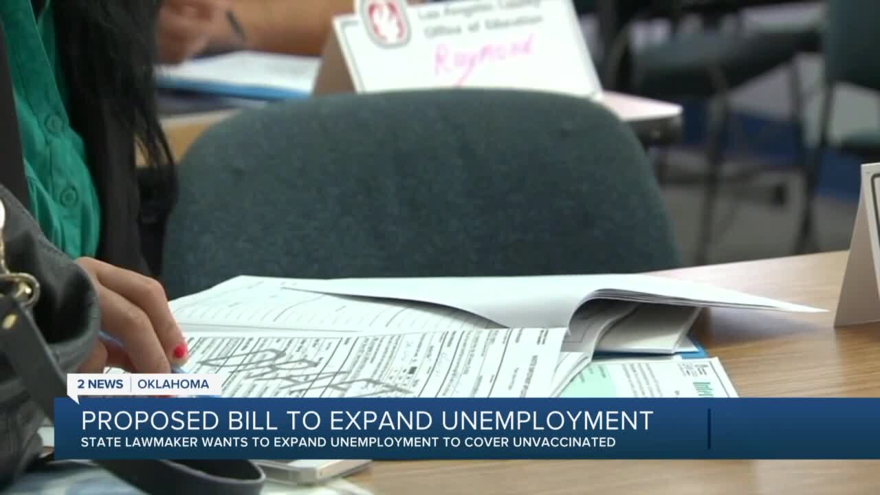 Proposed bill aims to expand unemployment benefits to Oklahomans fired for vaccine refusal