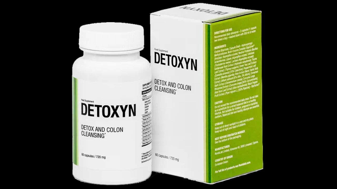 DETOXYN - EFFECTIVE WEAPON AGAINST PARASITES!