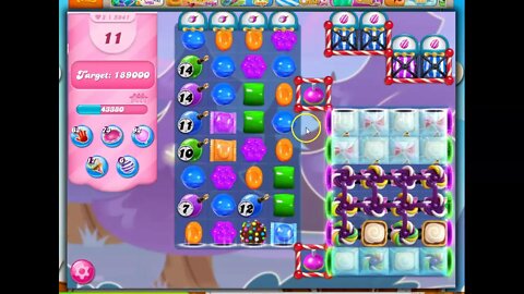 Candy Crush Level 5941 Talkthrough, 29 Moves 0 Boosters