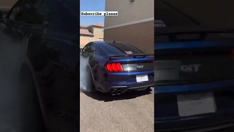 mustang burnout 💨💨 #onepercent_clubb #mustang