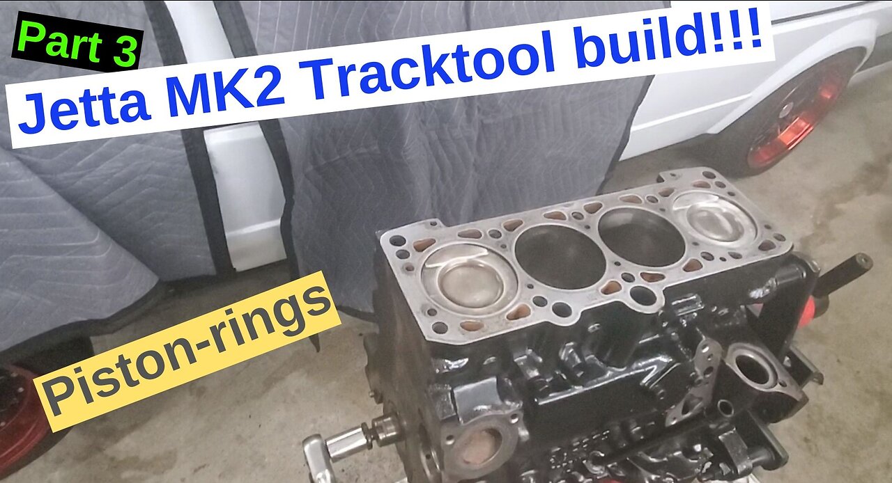 Jetta MK2 DIY Build replacing Piston rings and measuring the Ring Gap Golf GTI PF motor