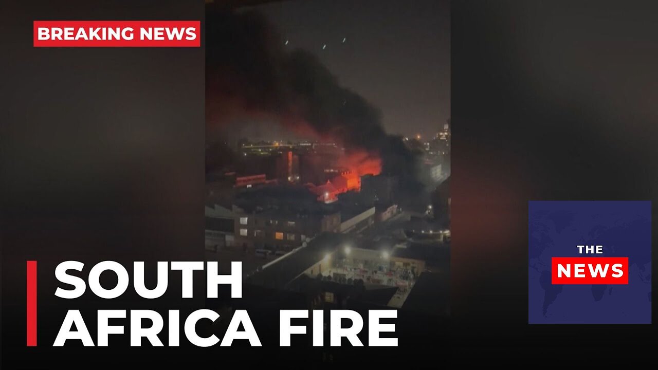 South Africa Fire : Blaze in Residential building in Johannesburg