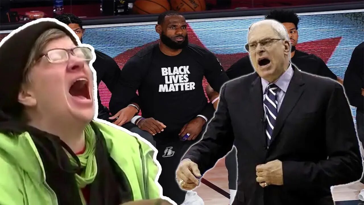 Ex NBA coach Phil Jackson branded a RACIST for RIPPING the NBA over politics & BLM on the court!