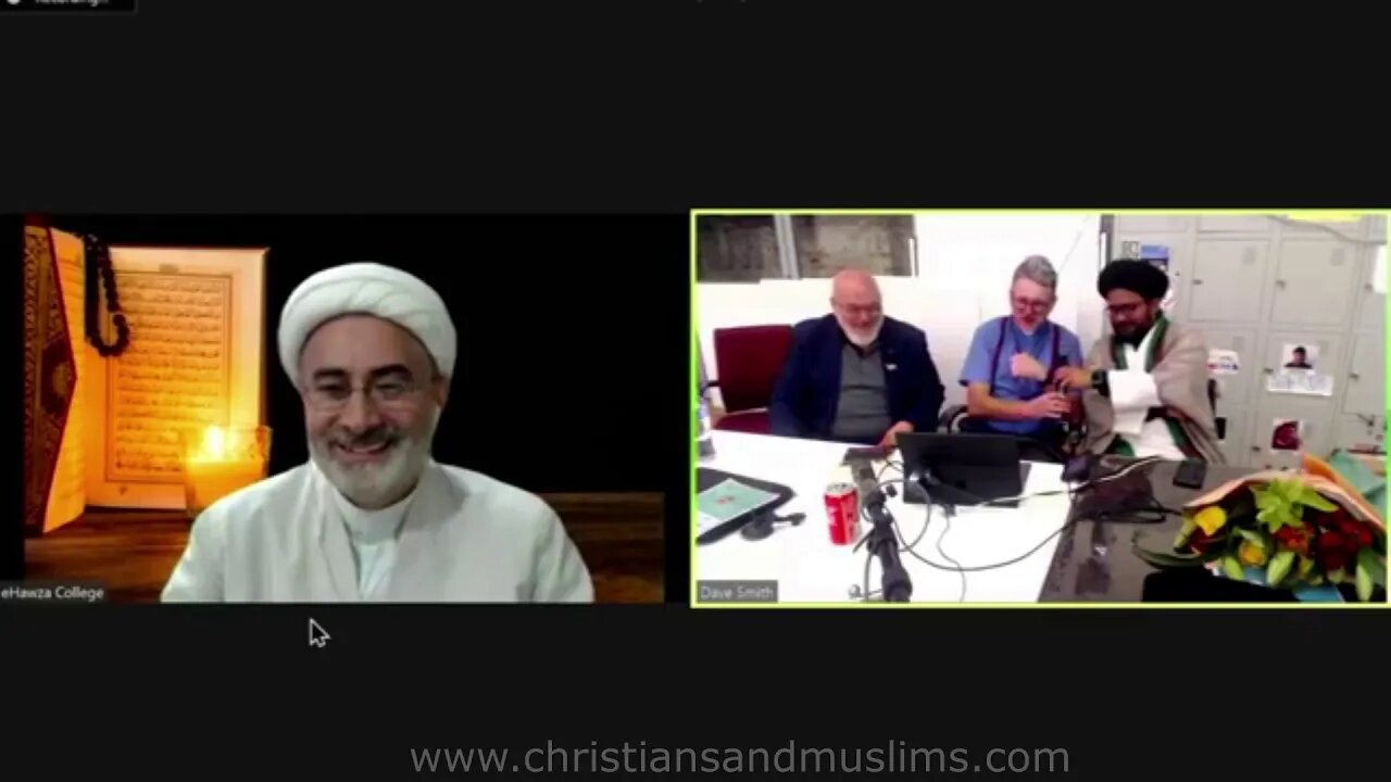 "Christians and Muslims can be friends" book launch - Father Dave and Sheikh Mansour Leghaei