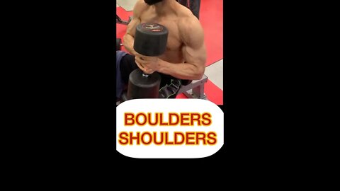 DUMBELL SHOULDER PRESS #shorts #youtubeshorts