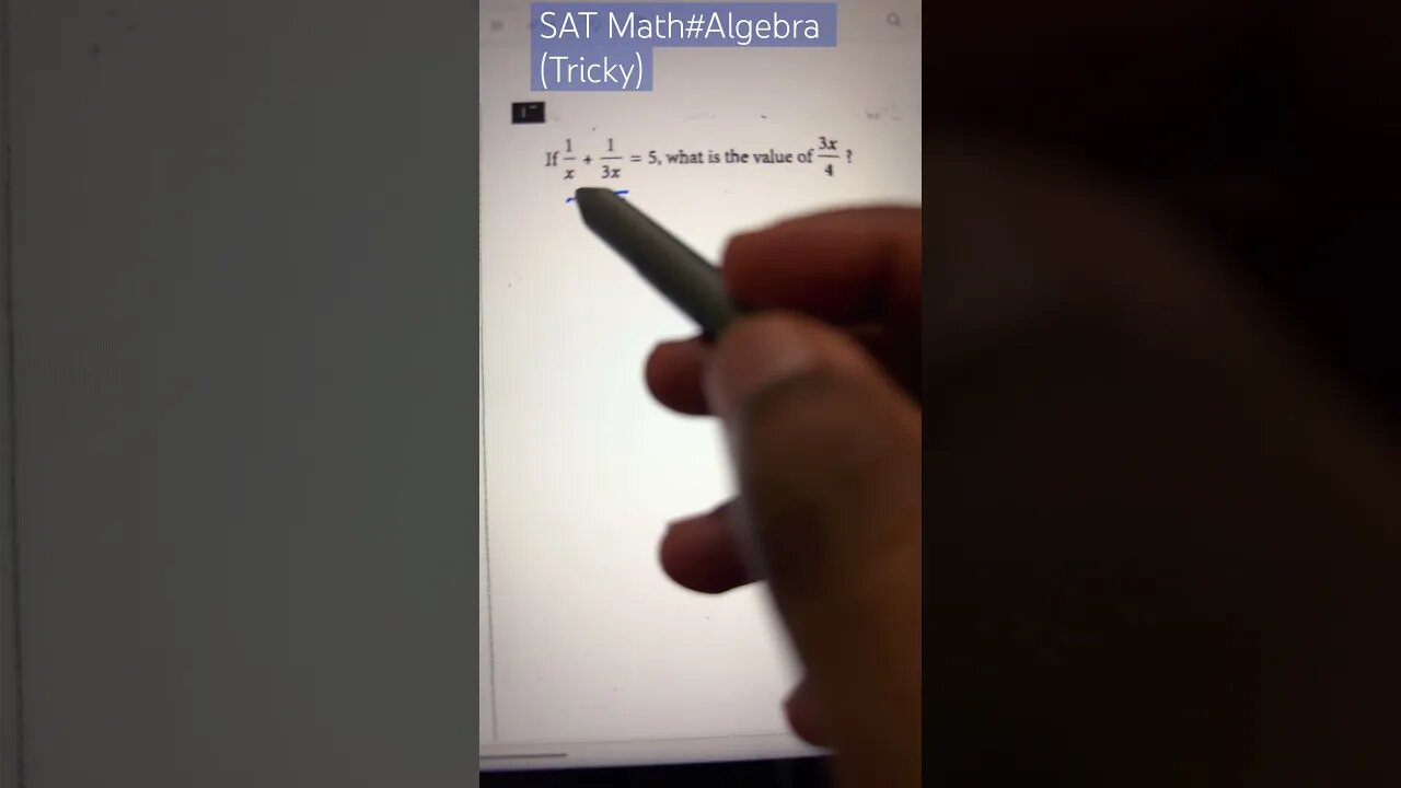 Solving given Algebraic equation (easy) problem #youtubeshorts #mathtrick #satmath#youtube #