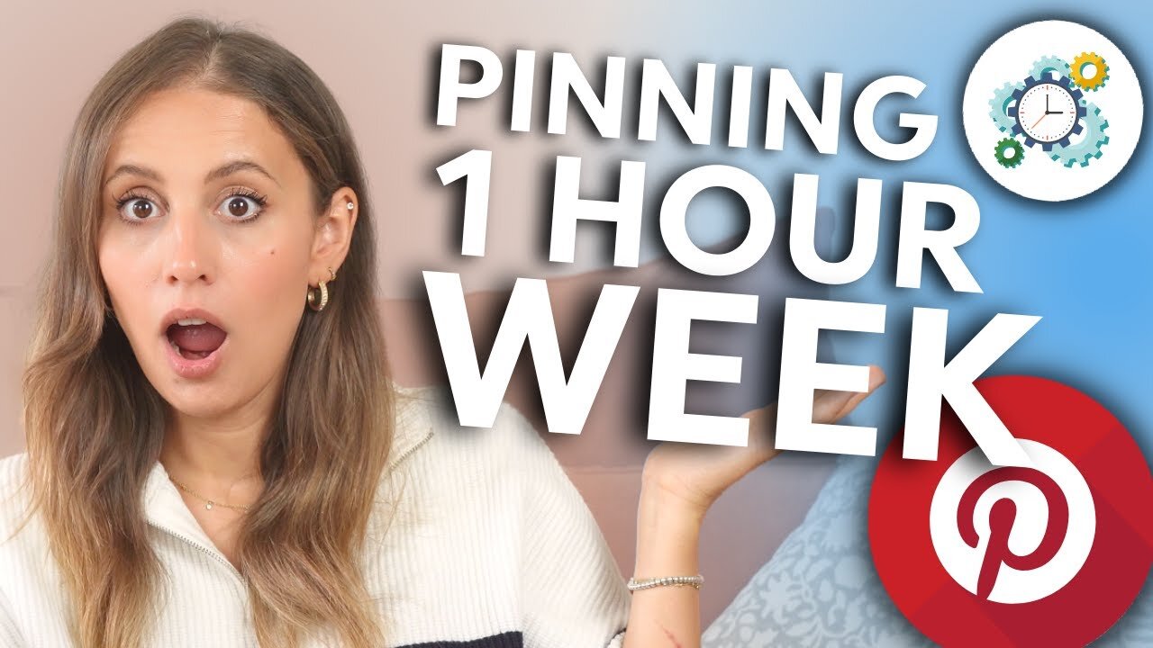 How I PLAN + SCHEDULE Pins for my Small Online Biz (1h_Week or LESS)