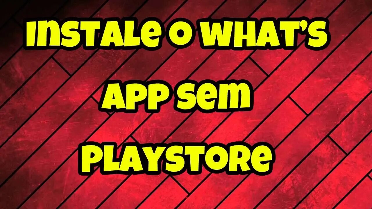 What's app 2 formas de INSTALAR SEM PLAYSTORE no Android