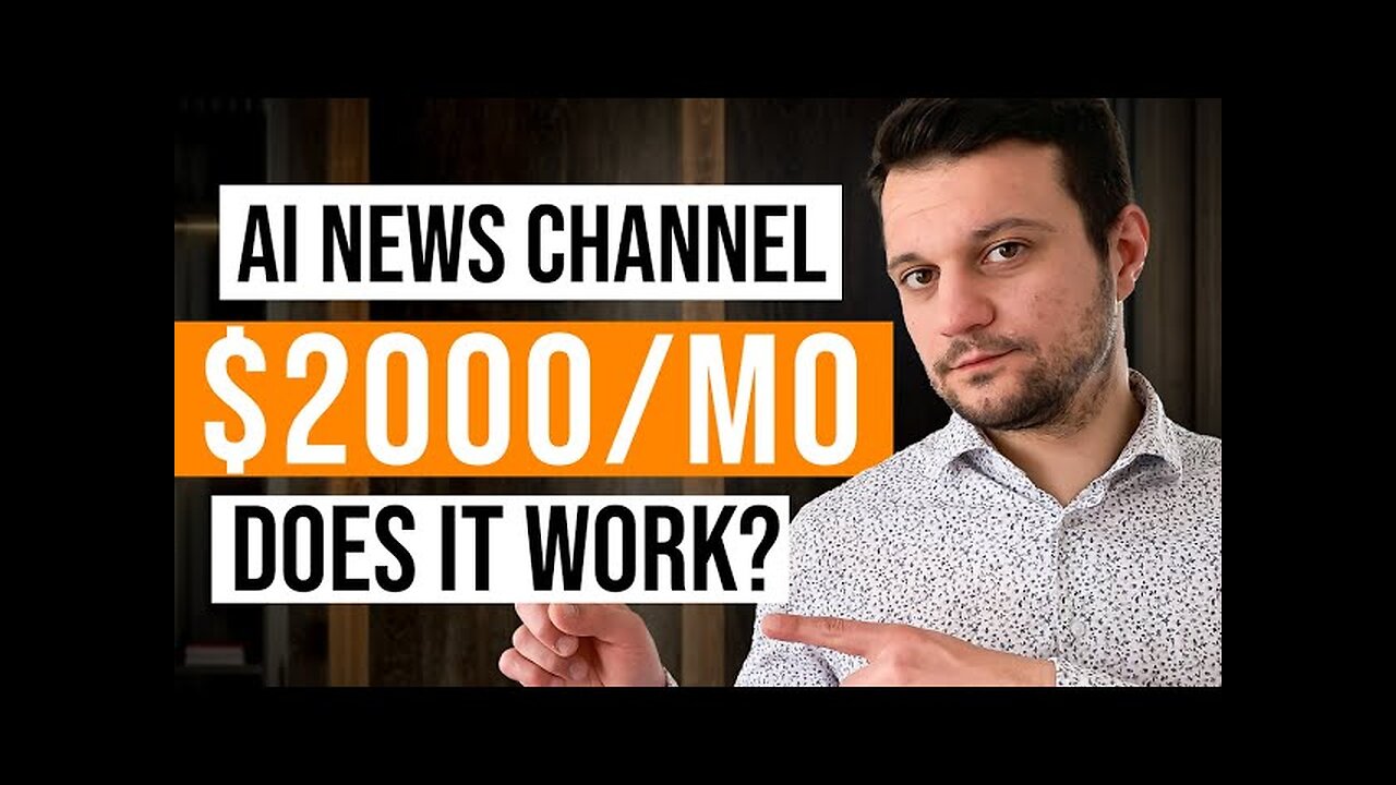 How To Create AI News Channel With AI & Make Money || AI News Video Generator (2023)