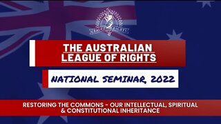 ALOR National Seminar - Restoring Our Constitutional Commons - Philip Benwell MBE