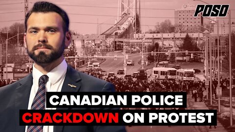 Canadian Police Crackdown On Ambassador Bridge Protest