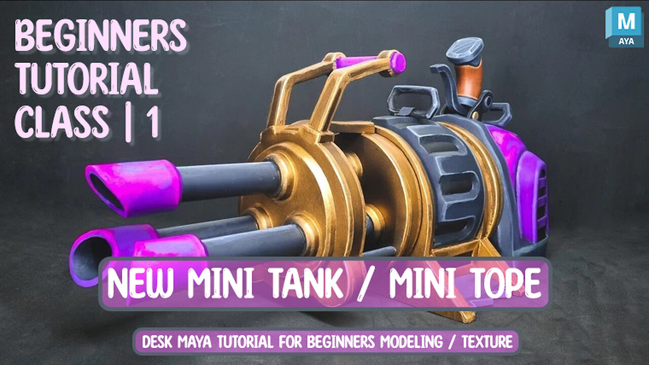 tank / tope class 1 | modeling tutorial for beginners | tank model tutorial in maya