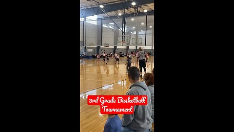 Our #40and his teammates playing in a basketball tournament