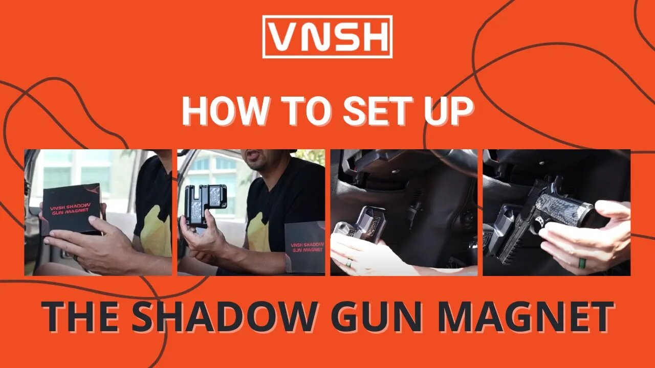 How To Quickly & Easily Set Up The Quick Draw VNSH Shadow Gun Magnet In Your Car or Truck