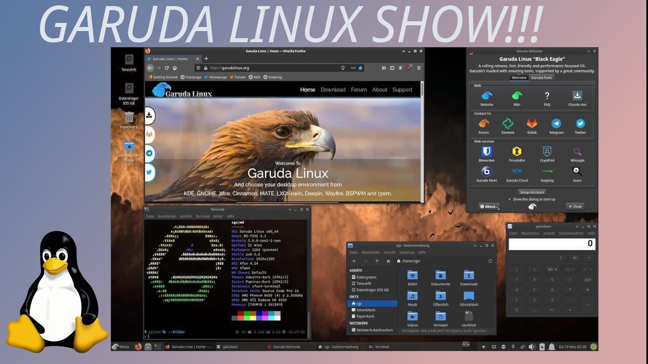 GARUDA LINUX SHOW