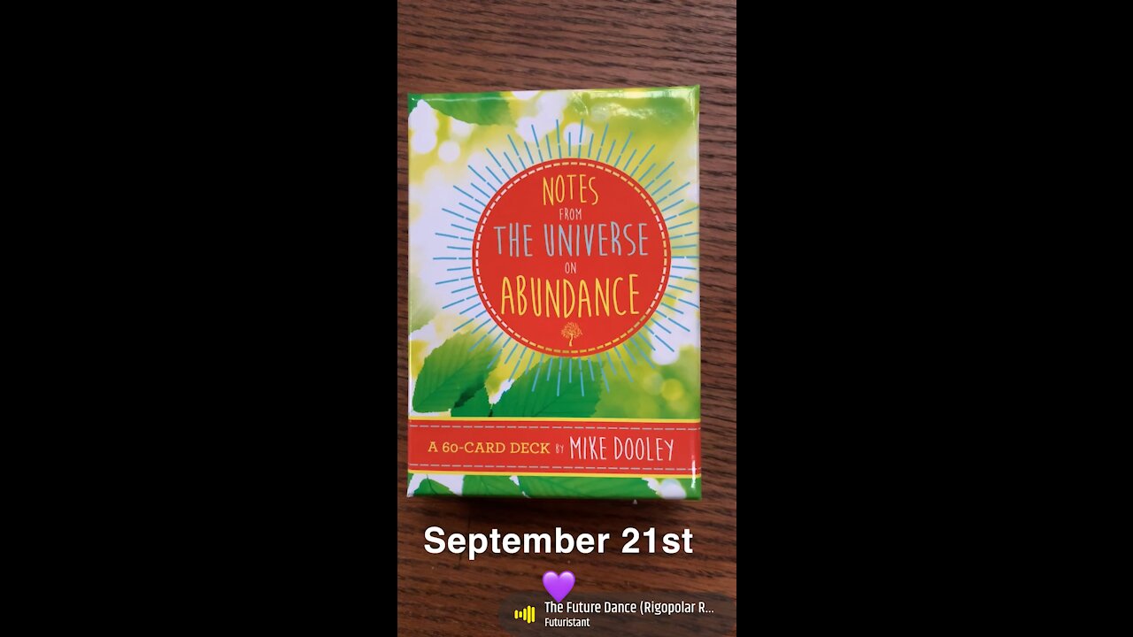 September 21st oracle card