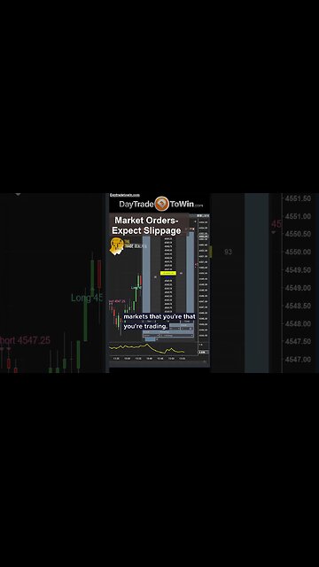 Are Market Orders BAD for Traders? #tradingshorts #daytradetowin #learningtotrade #stocktrading