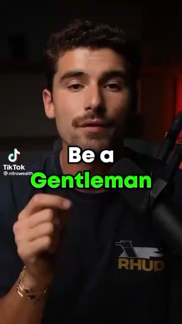 Why it’s good to be a gentleman