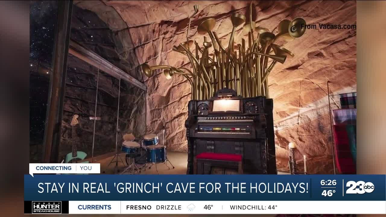 You can book a stay in the Grinch's Cave in Utah