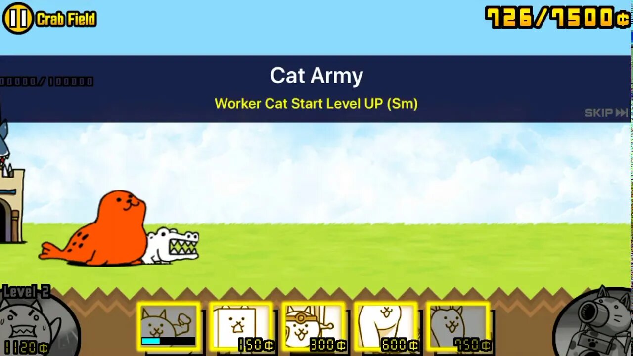 The Battle Cats - Sushi Island - Crab Field