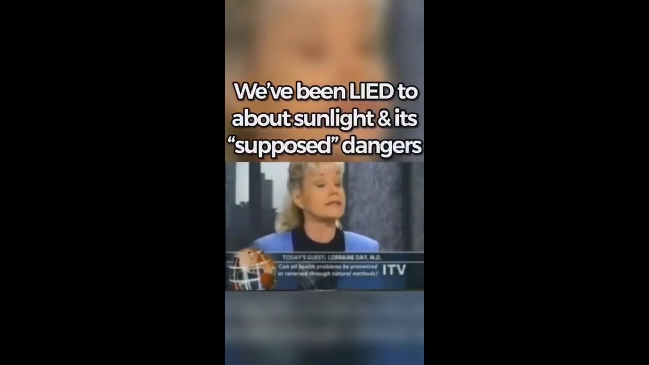 We have been lied to about sunlight