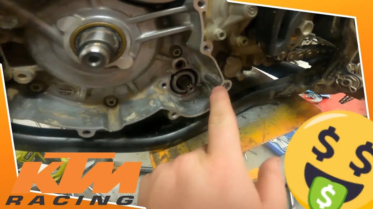 17-21 KTM 250 / 300 owners, check your stator cover!