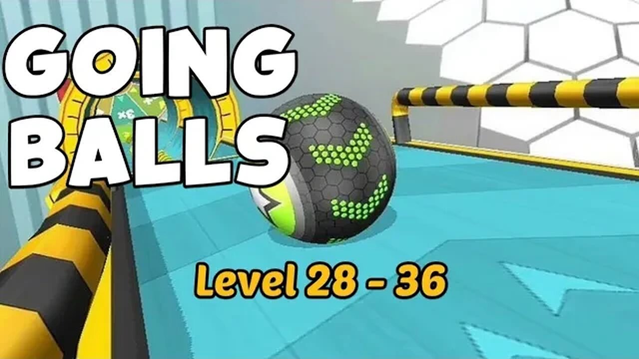 Going Balls Level 28 to 36 Gameplay