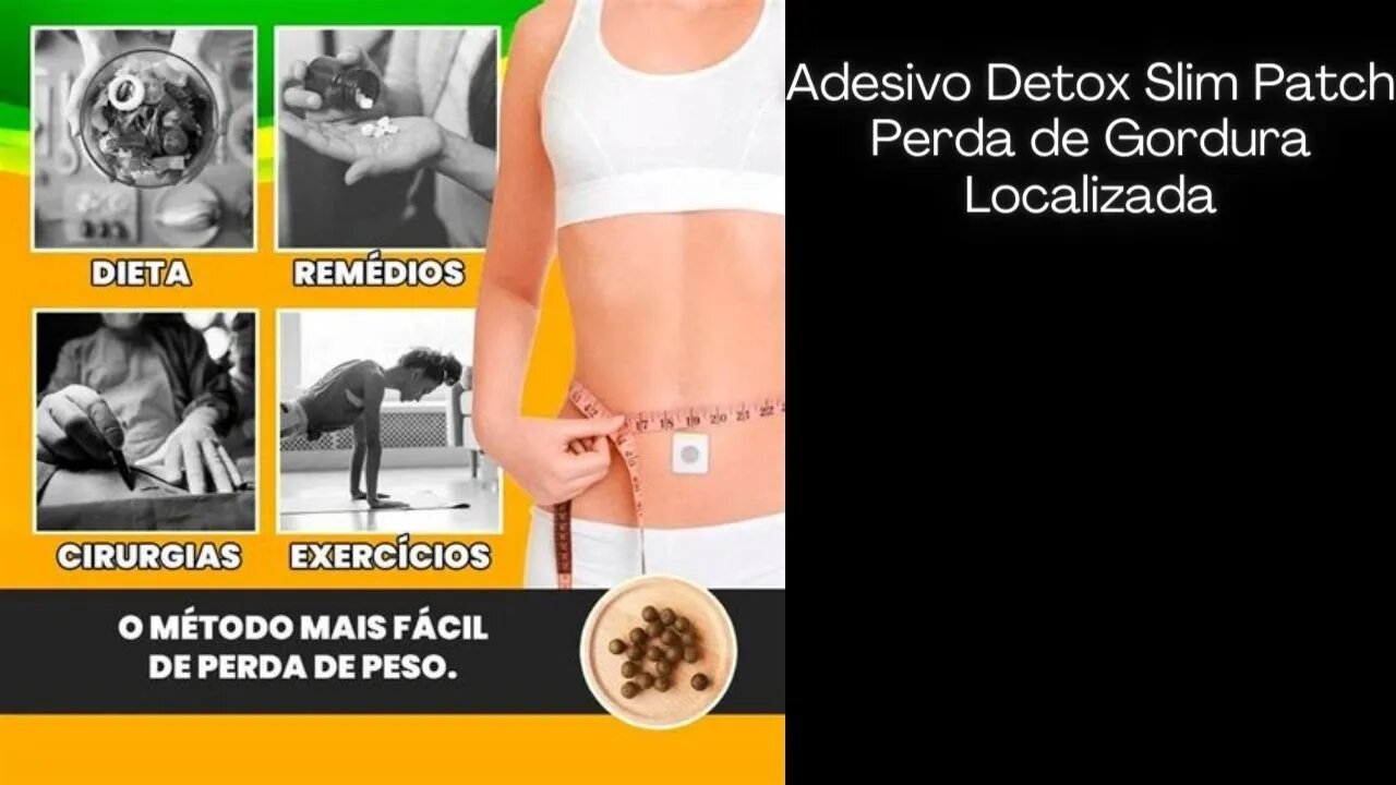 Adesivo De Emagrecimento Detox Slim Patch