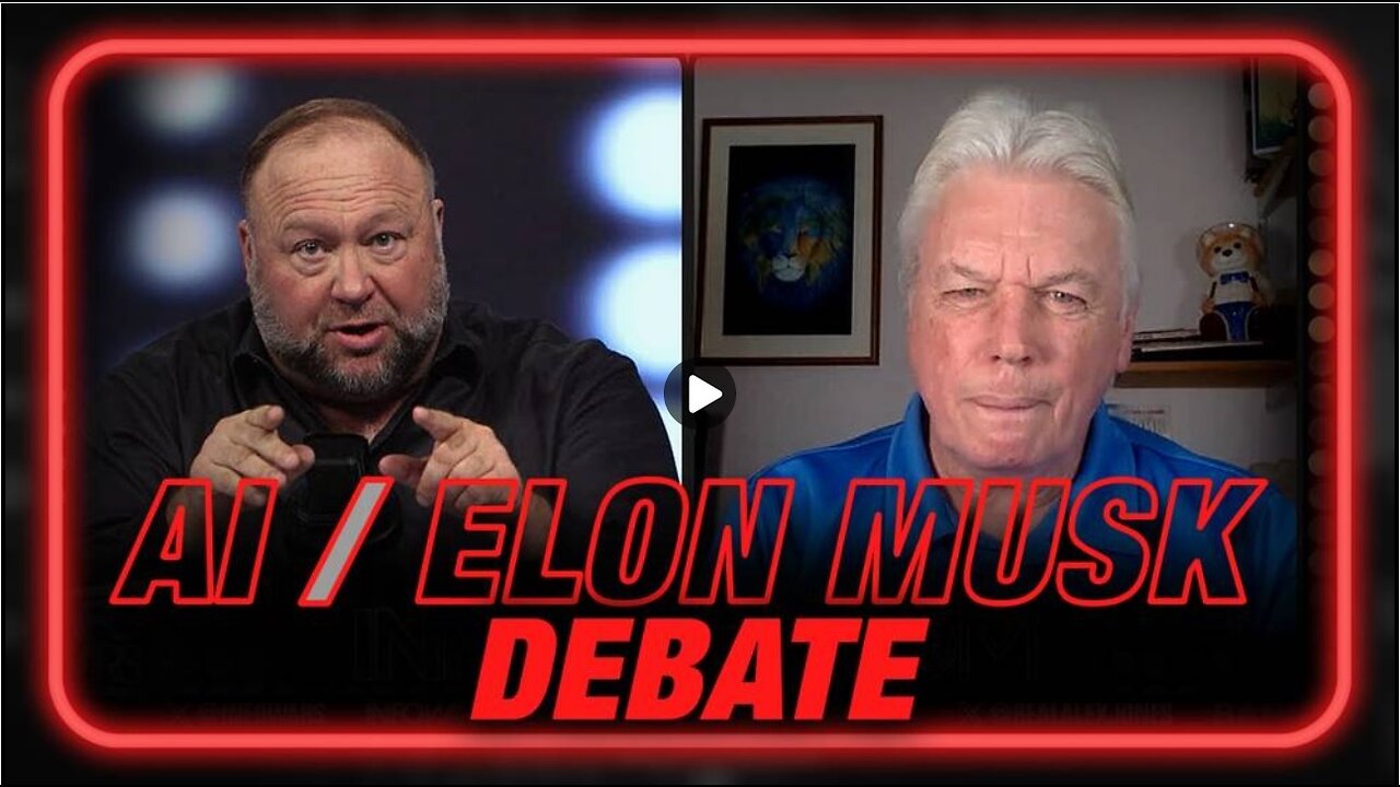 Watch The Full AI / Elon Musk Debate With Alex Jones and David Icke