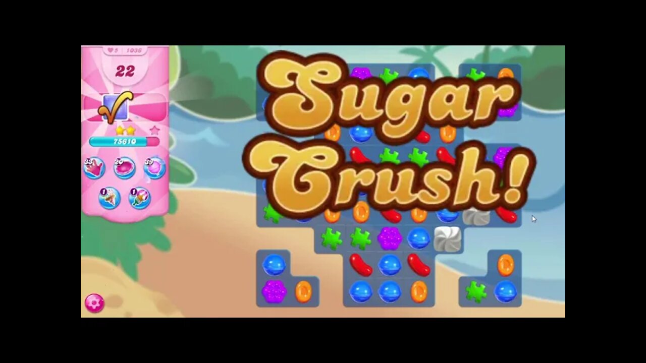 Candy Crush Saga Level 1036