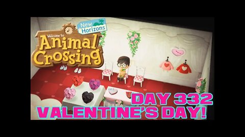 💝💕Animal Crossing: New Horizons Day 332 - Valentine's Day!💕💝 - Nintendo Switch Gameplay 😎Benjamillion