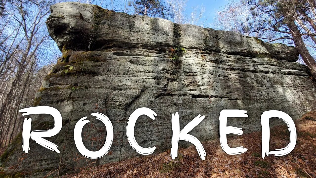 HUGE ROCKS and a HAUNTED HOUSE Marienville Pennsylvania and Allegheny National Forest with Jeep XJ