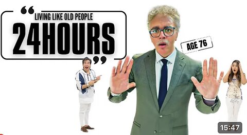 LIVING LIKE OLD PEOPLE FOR 24 hours | Ahmed Zahid Taj