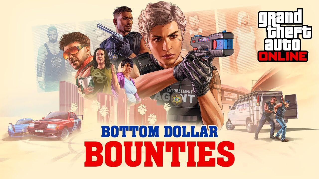 GTA Online- Bottom Dollar Bounties Coming June 25