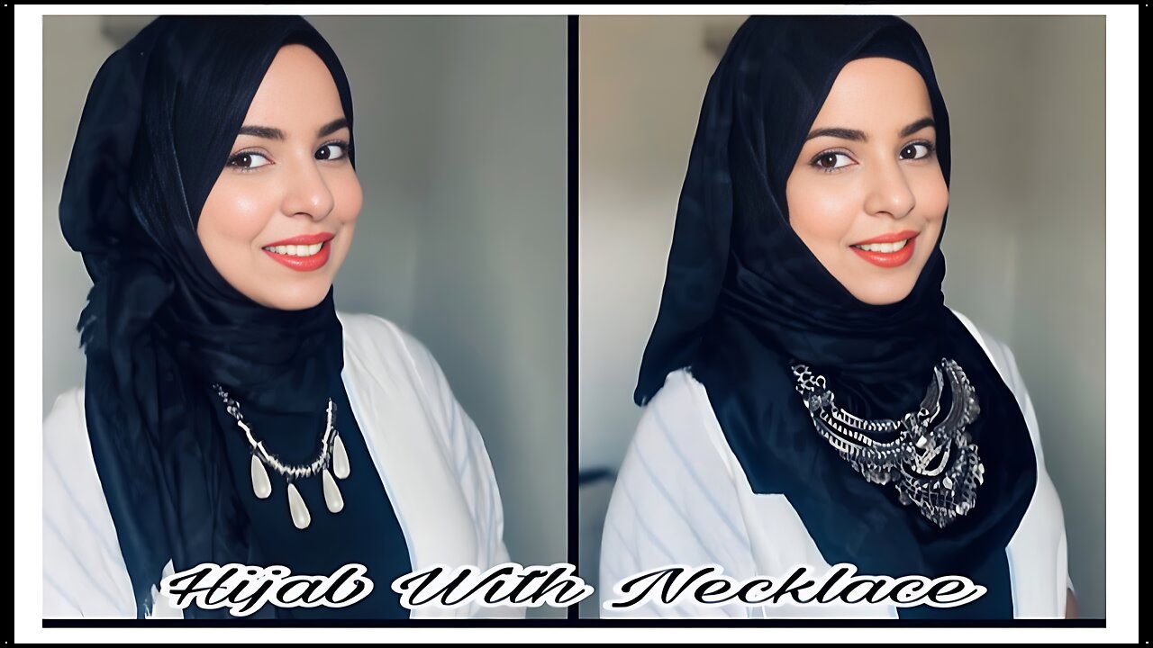 2 Easy Ways To Wear Necklace With Hijab || Hijab Tutorial - [EP-40]